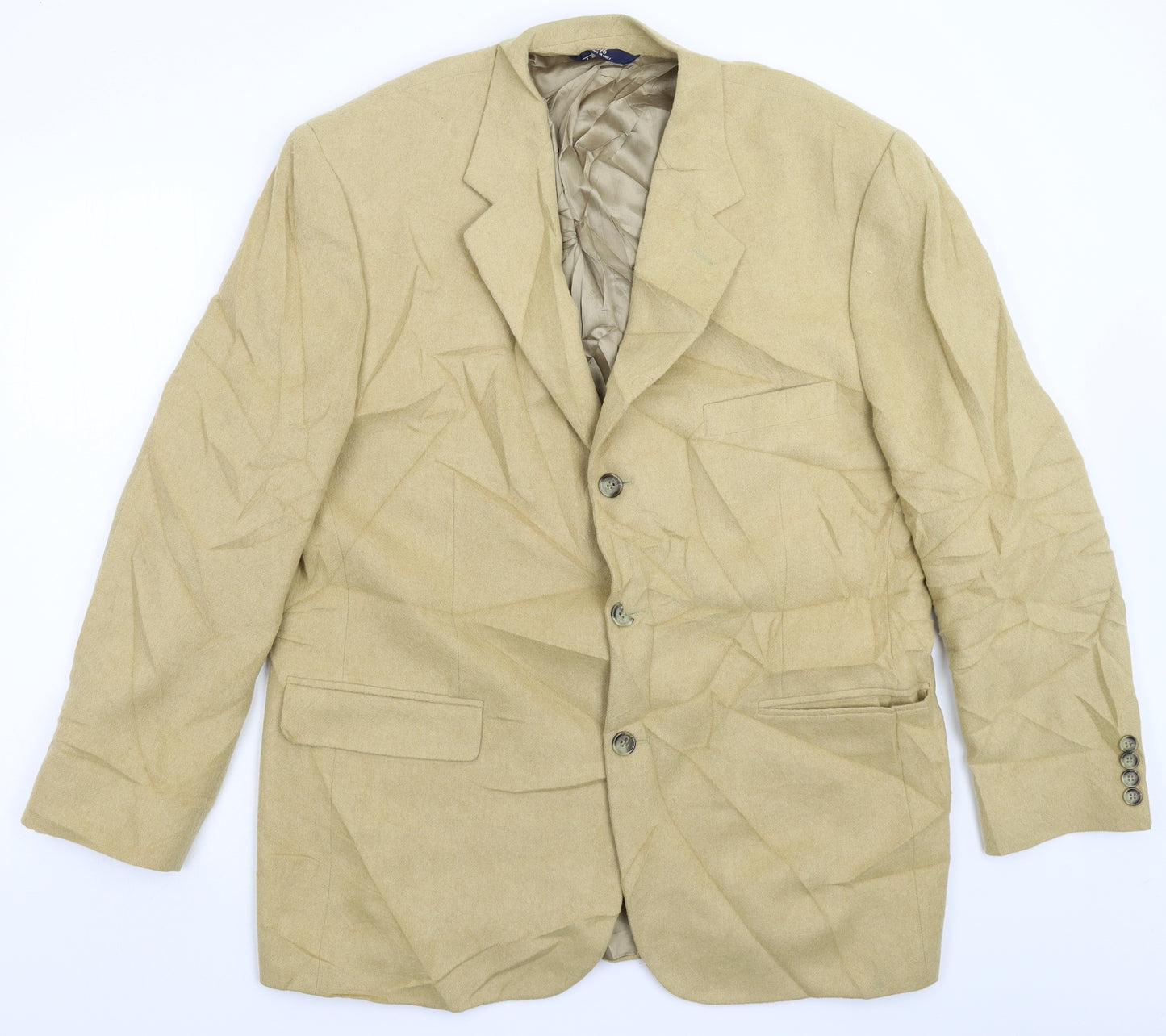 Brooks Brothers Mens Beige   Jacket Suit Jacket Size 44