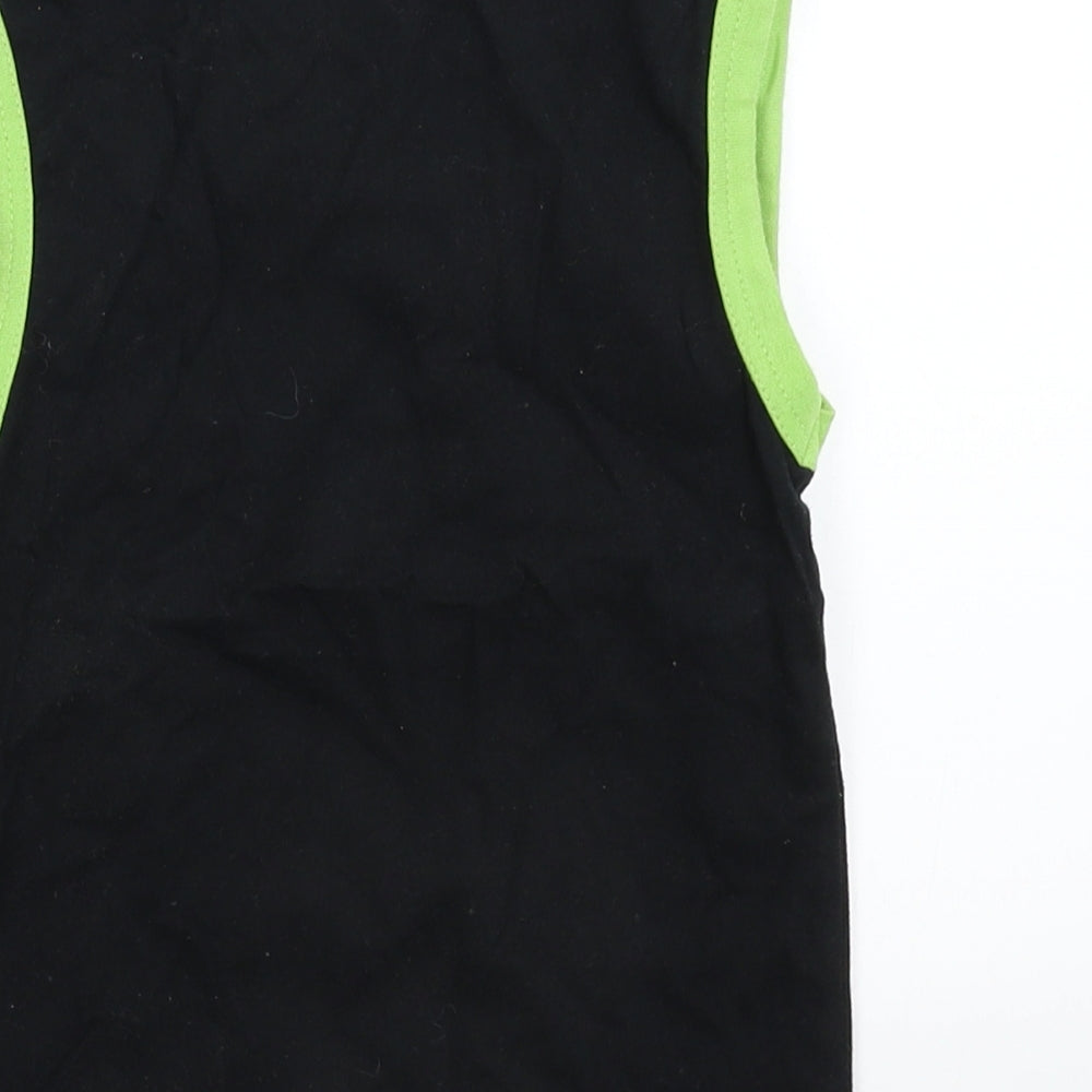 Rebel Boys Black   Basic Tank Size 4-5 Years