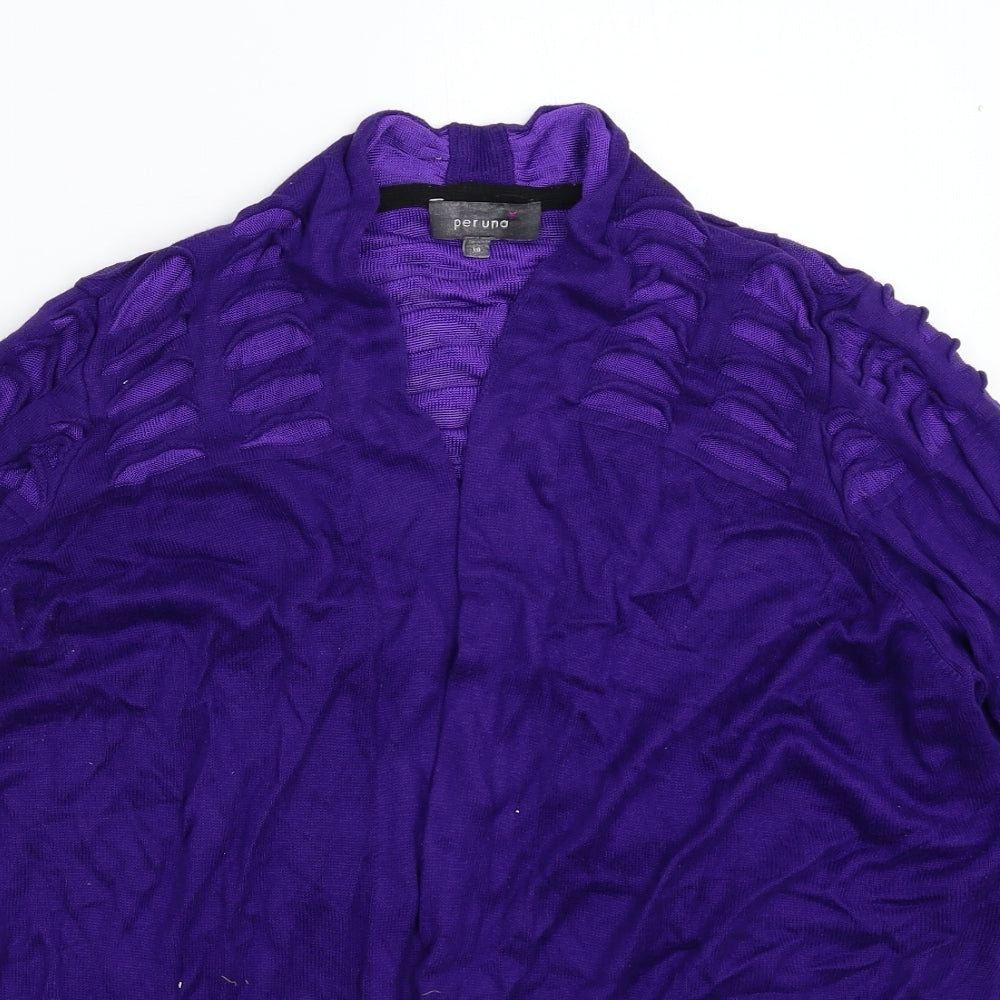 Per Una Womens Purple  Knit Cardigan Jumper Size 18