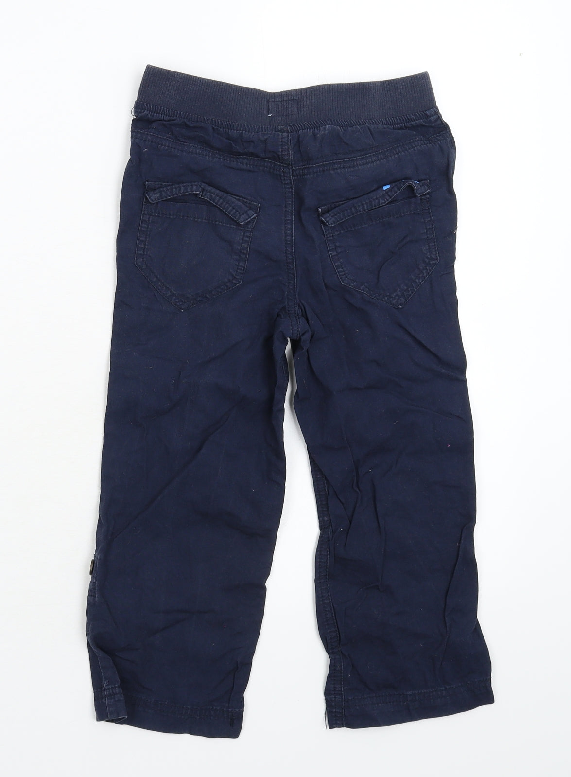 F&F Boys Blue   Cargo Trousers Size 4-5 Years