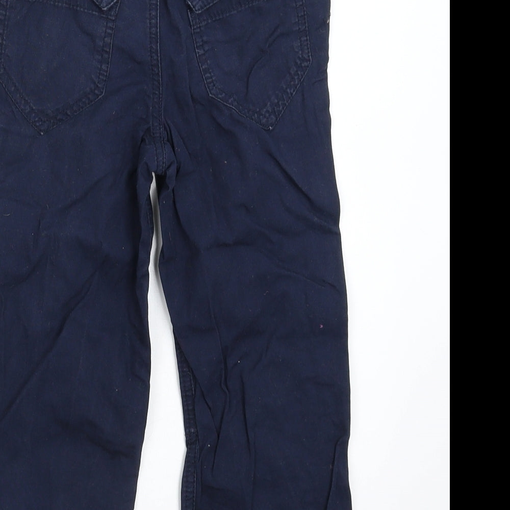F&F Boys Blue   Cargo Trousers Size 4-5 Years