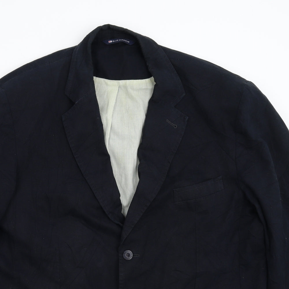 Blue Harbour Mens Blue   Jacket Blazer Size XL