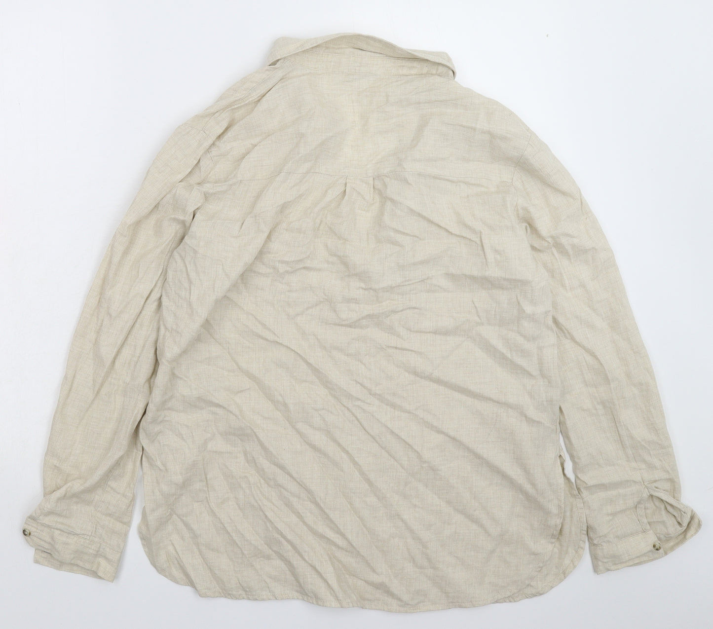 New Look Womens Grey   Basic Button-Up Size 12