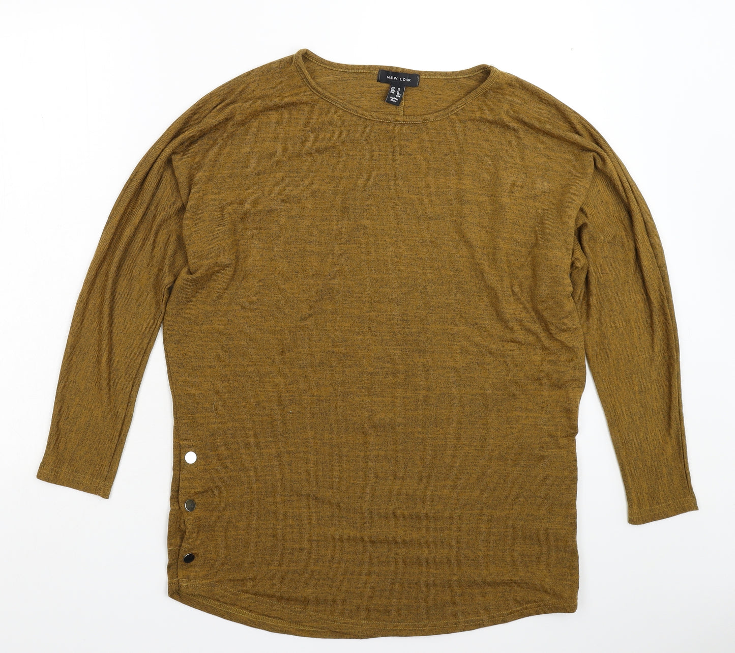 New Look Womens Brown  Knit Pullover Jumper Size M  - Oversized