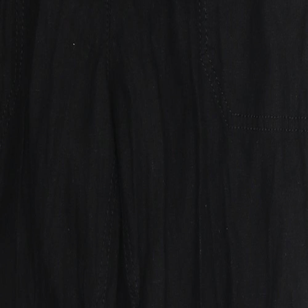 NEXT Womens Black   Trousers  Size 10 L28 in