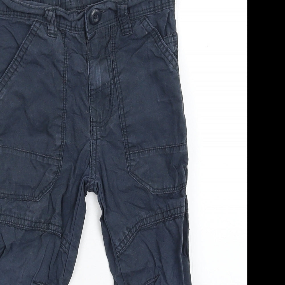 TU Boys Blue   Cargo Trousers Size 4 Years