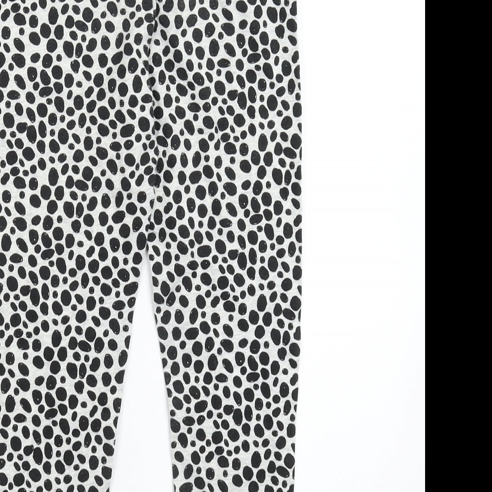 George Girls Multicoloured Animal Print  Capri Trousers Size 8-9 Years - Legging