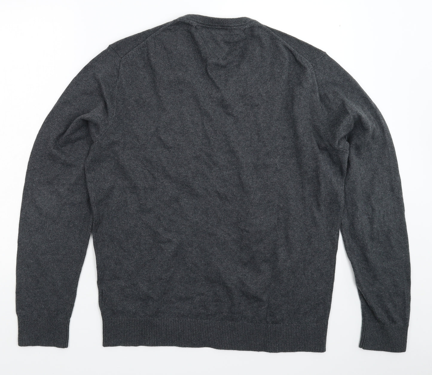 Tommy Hilfiger Mens Grey  Knit Pullover Jumper Size XL