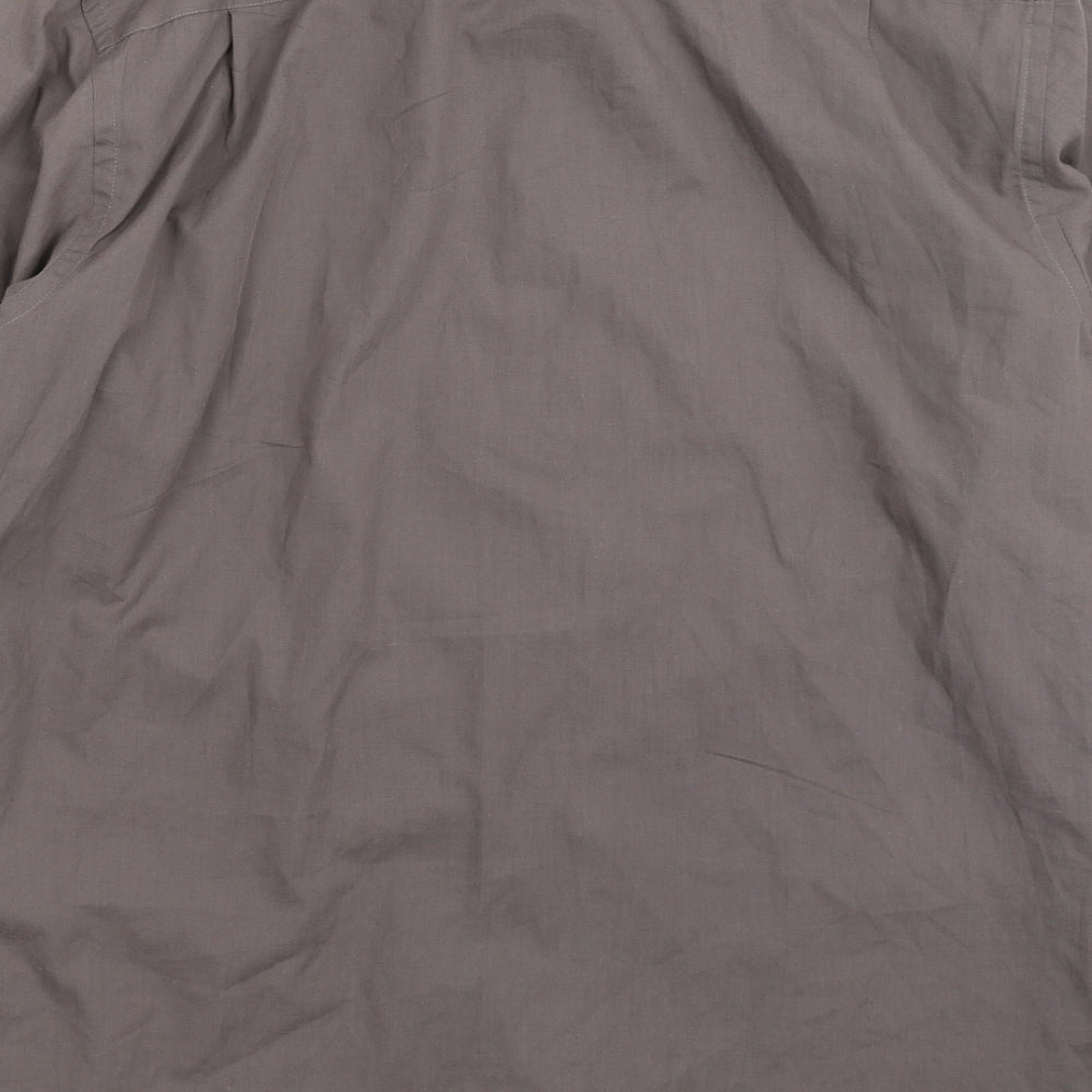 F&F Mens Grey    Dress Shirt Size 16