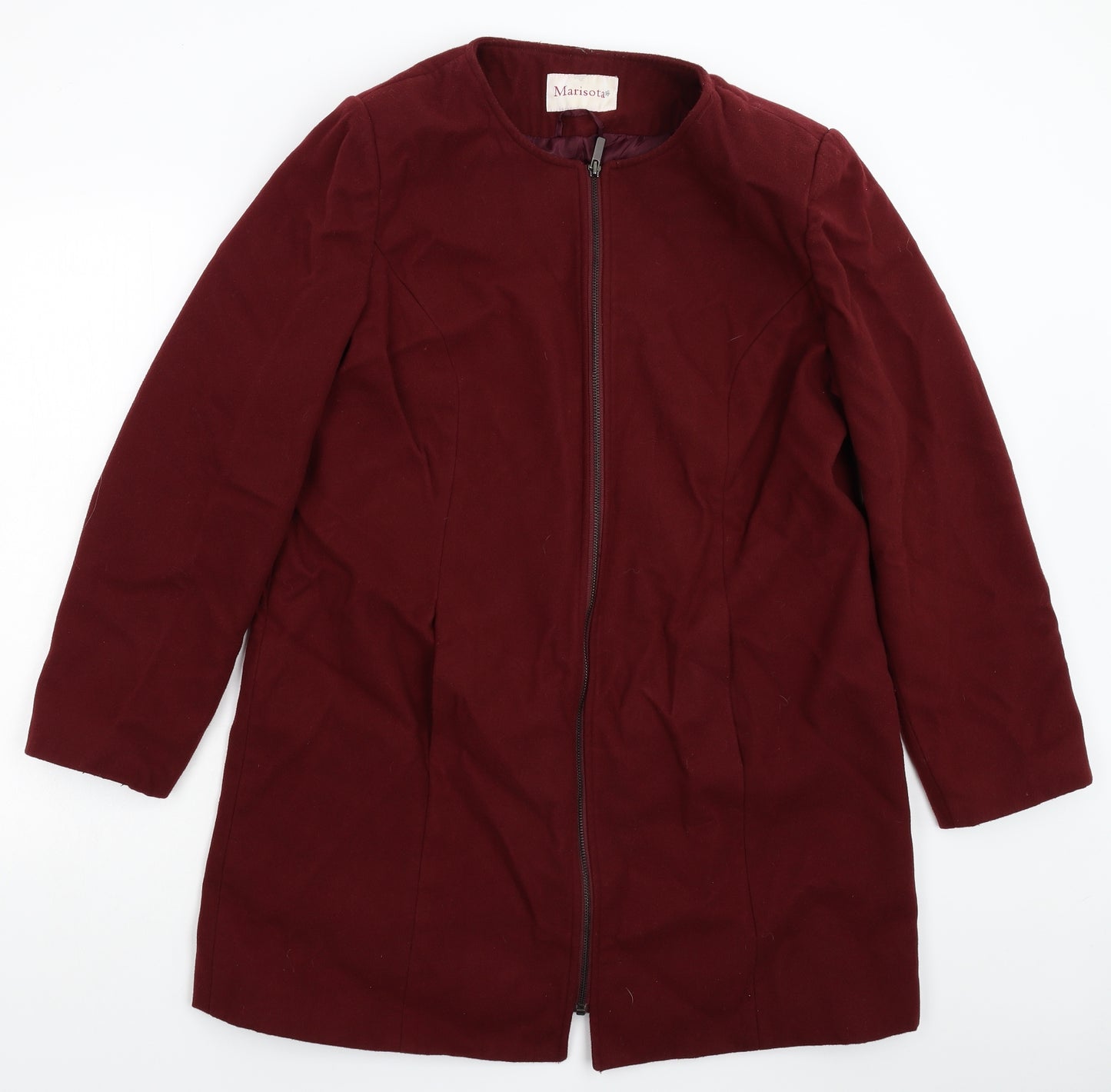 Marisota Womens Brown   Overcoat Coat Size 16