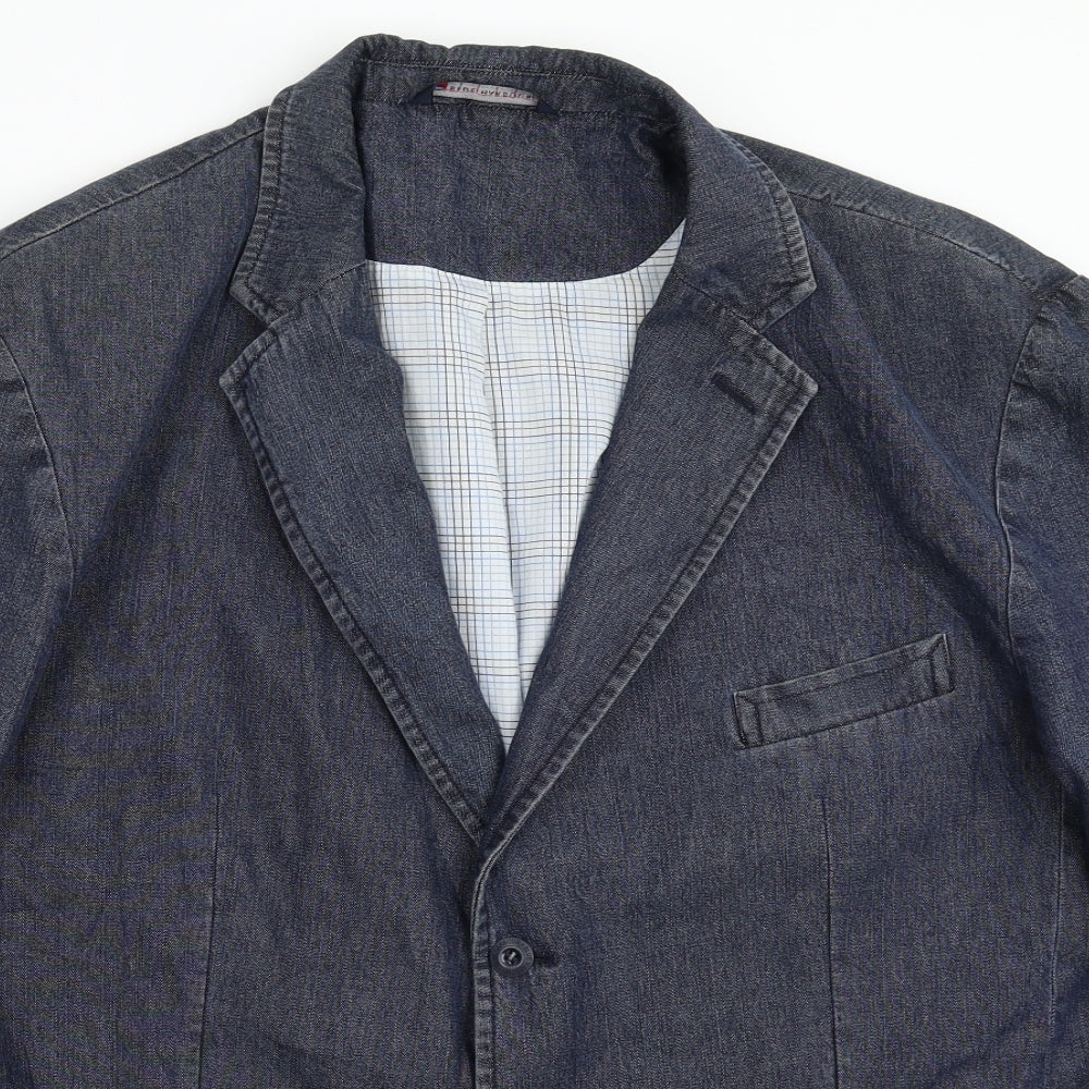 Marks and Spencer Mens Blue  Denim Jacket Blazer Size 2XL
