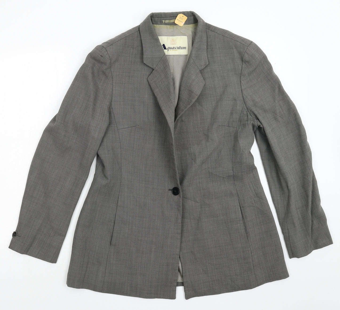 Aquascutum Womens Grey   Jacket Suit Jacket Size 14