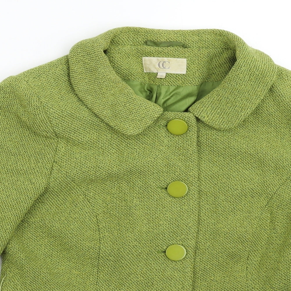 Country Casuals Womens Green   Jacket Blazer Size 14