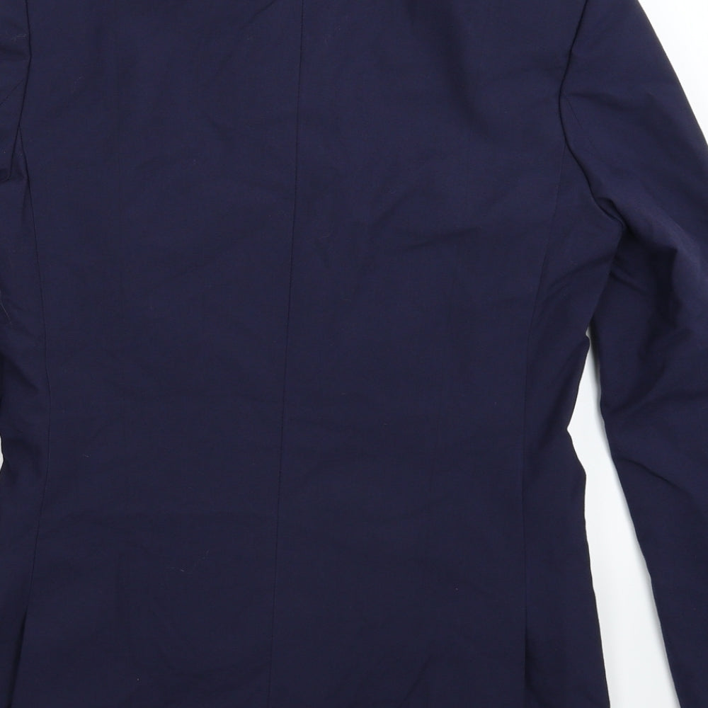 Preworn Mens Blue   Jacket Suit Jacket Size 34