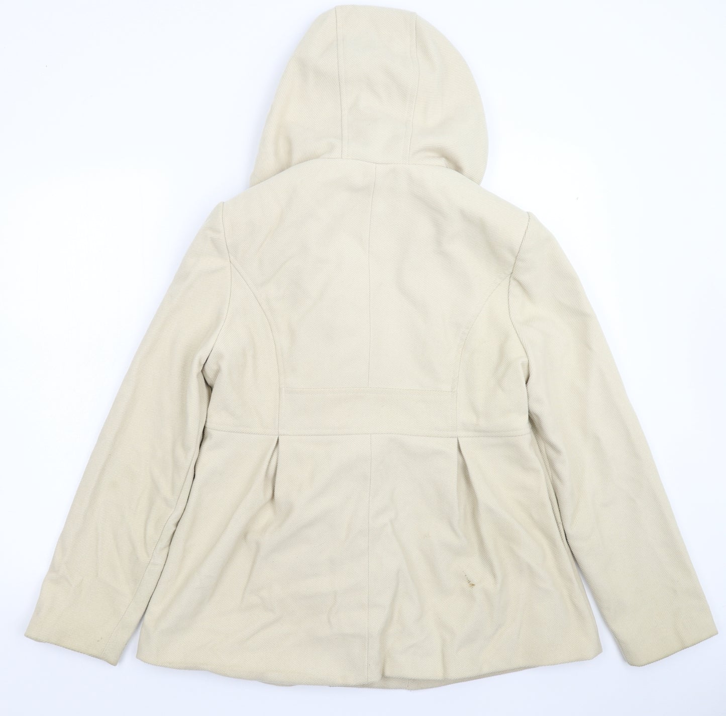 Papaya Womens Beige   Pea Coat Coat Size 14