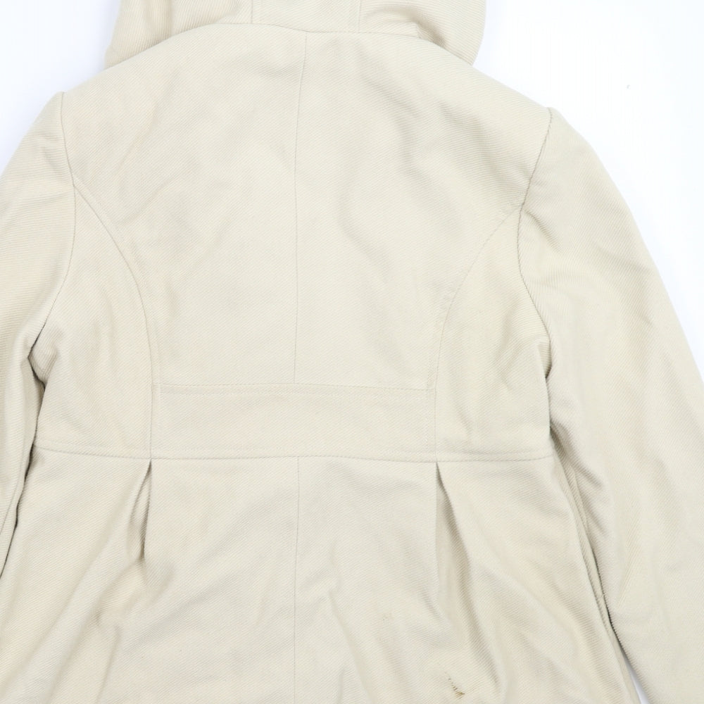 Papaya Womens Beige   Pea Coat Coat Size 14