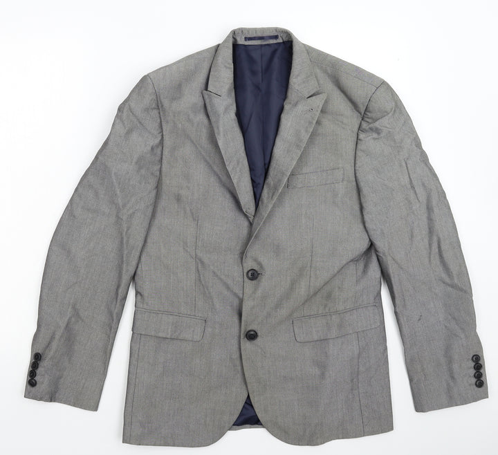 NEXT Mens Grey Jacket Suit Jacket Size 38