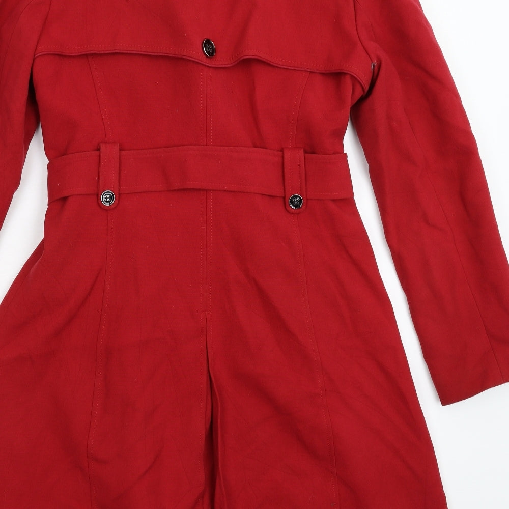 Principles Womens Red   Pea Coat Coat Size 14