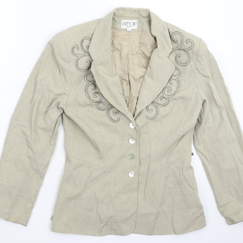 Cartoon Fashion Womens Grey   Jacket Blazer Size 10