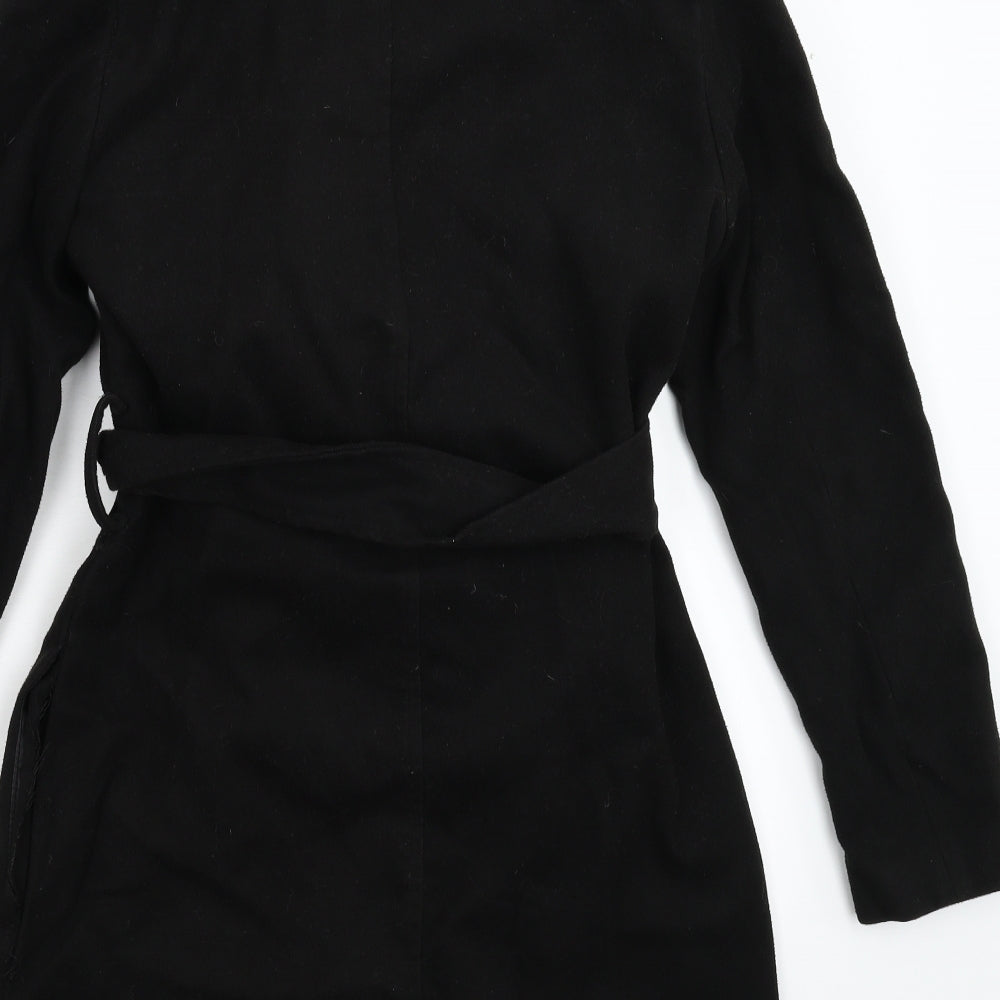 New Look Womens Black   Pea Coat Coat Size 8