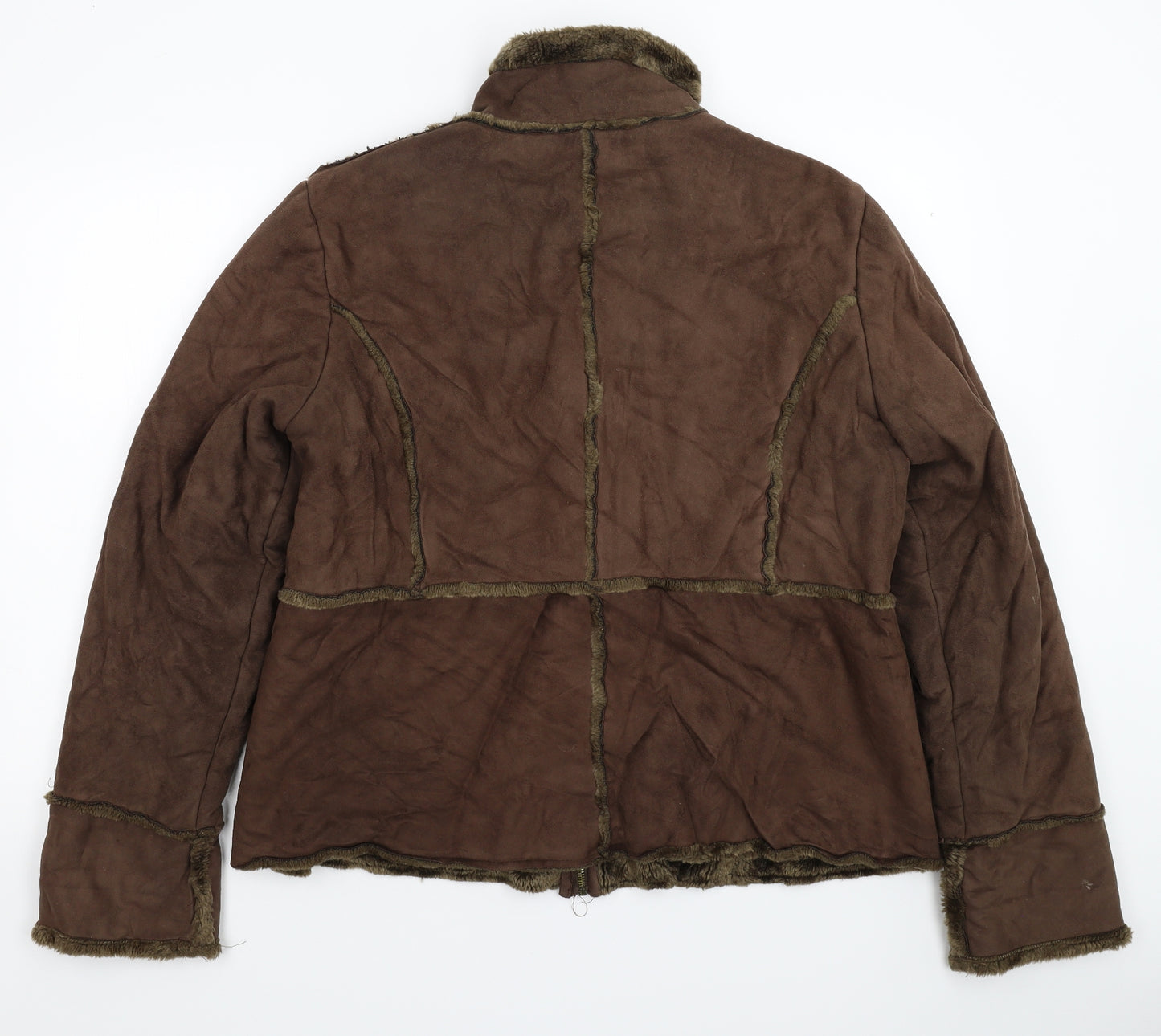 TU Womens Grey   Jacket  Size 20  - Faux Leather