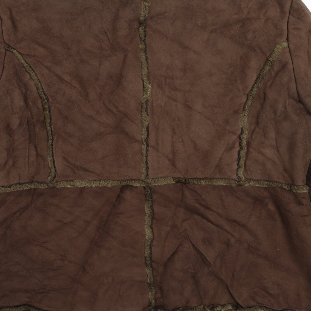 TU Womens Grey   Jacket  Size 20  - Faux Leather