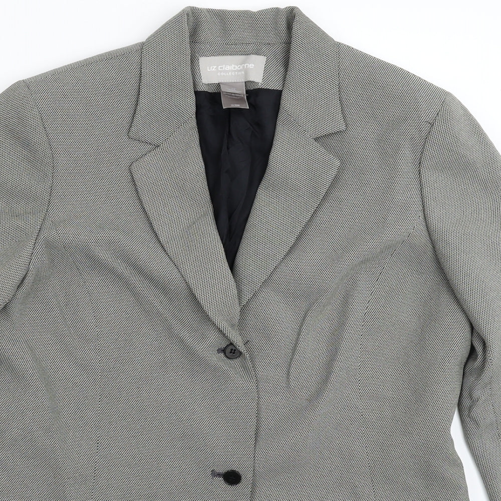 Liz Claiborne Womens Grey   Jacket Suit Jacket Size 10