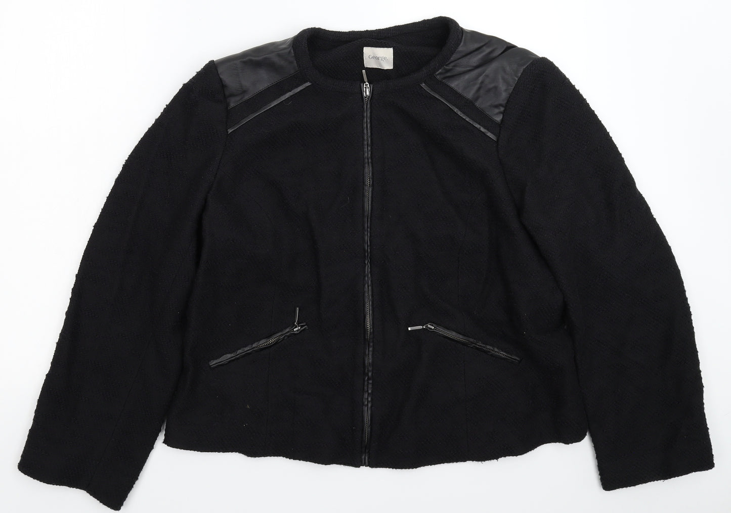 George Womens Black   Jacket Blazer Size 20