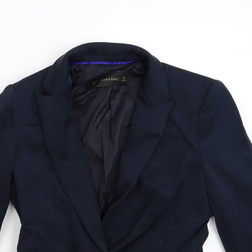 Zara Womens Blue   Jacket Suit Jacket Size S