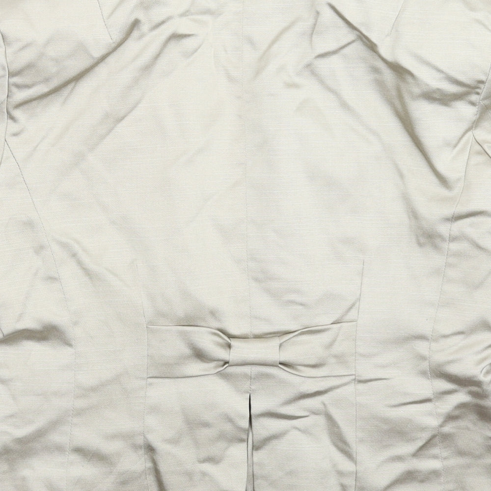 H&M Womens Silver   Jacket Blazer Size 14