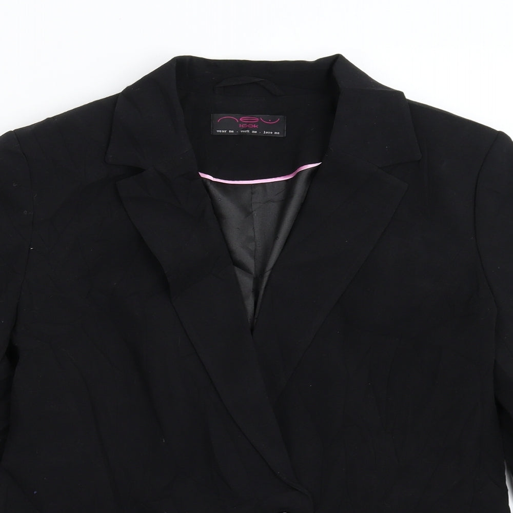 New Look Womens Black   Jacket Suit Jacket Size 14