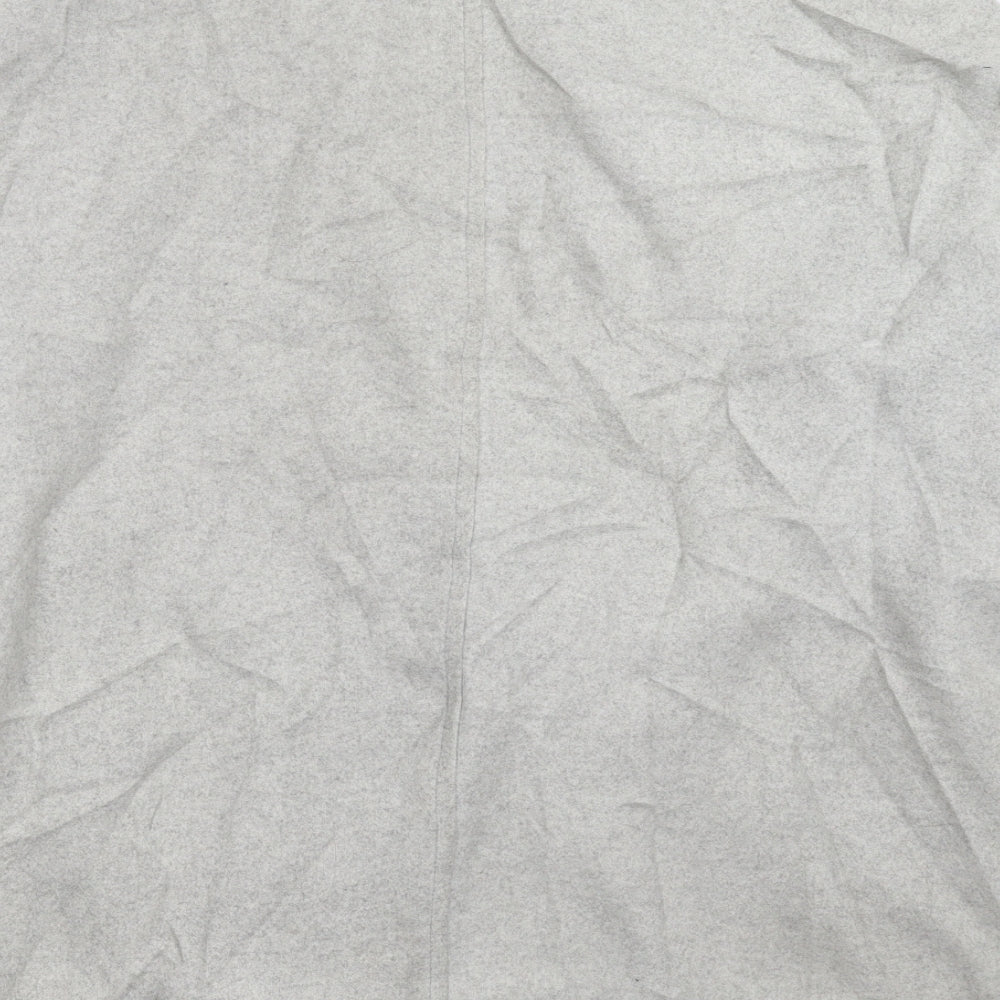 Zara Womens Grey   Overcoat Coat Size XL