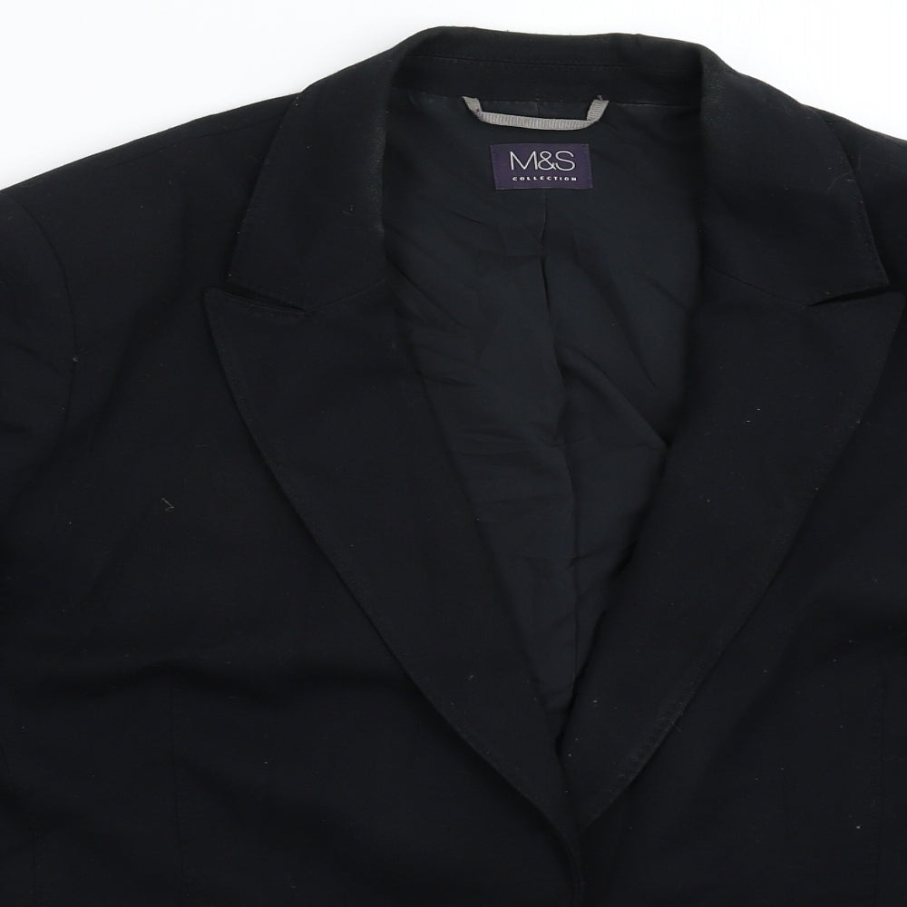 Marks and Spencer Womens Blue   Jacket Suit Jacket Size 22