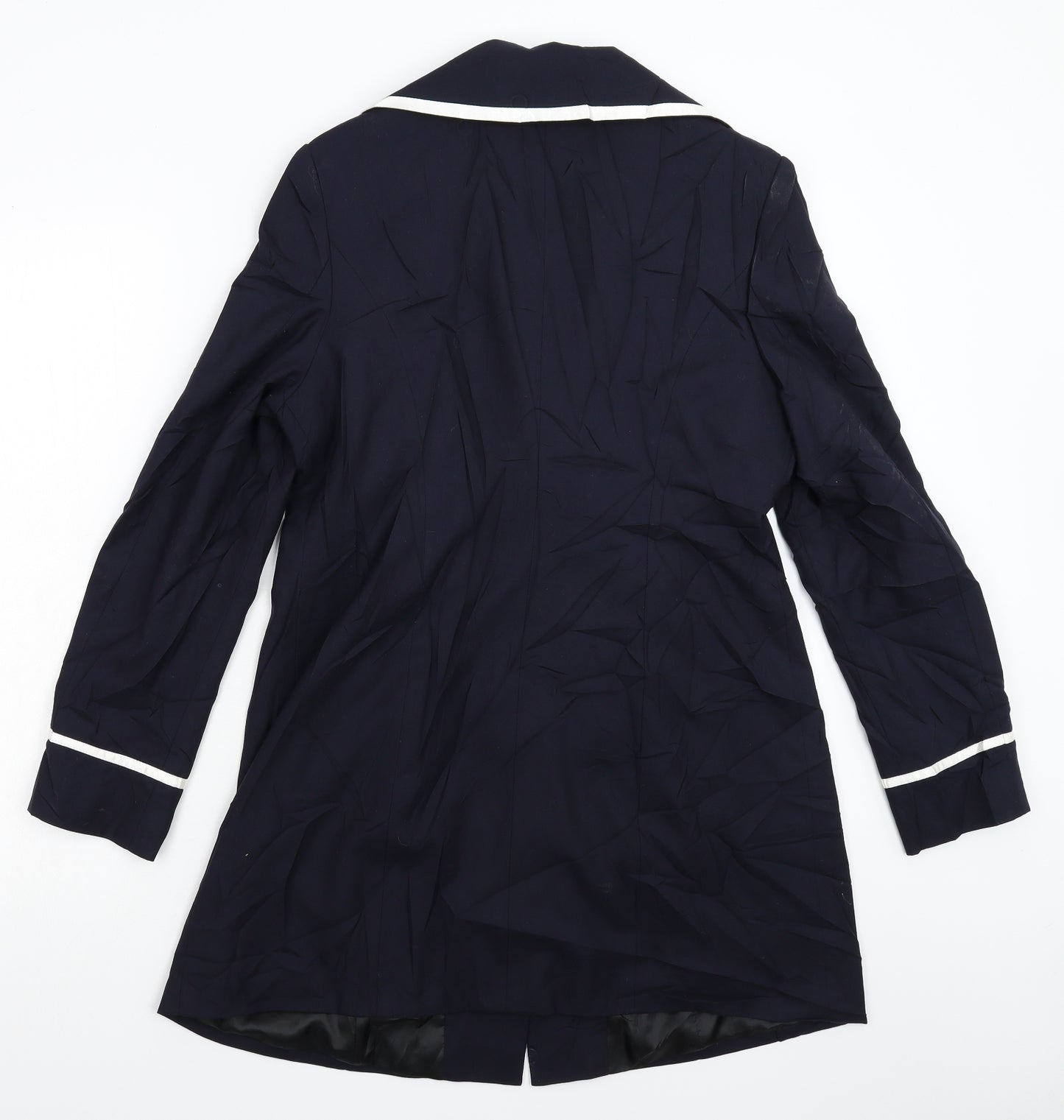 Preworn Womens Blue   Pea Coat Coat Size L