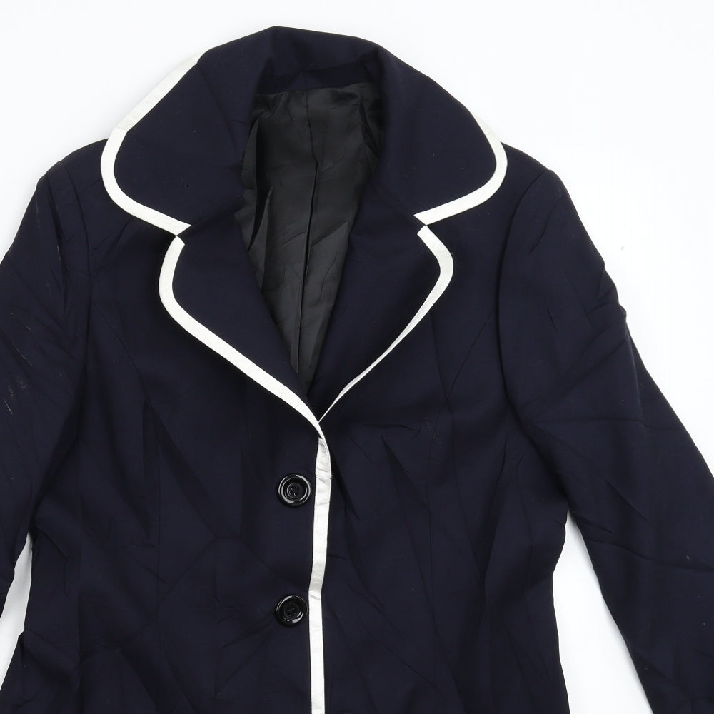 Preworn Womens Blue   Pea Coat Coat Size L