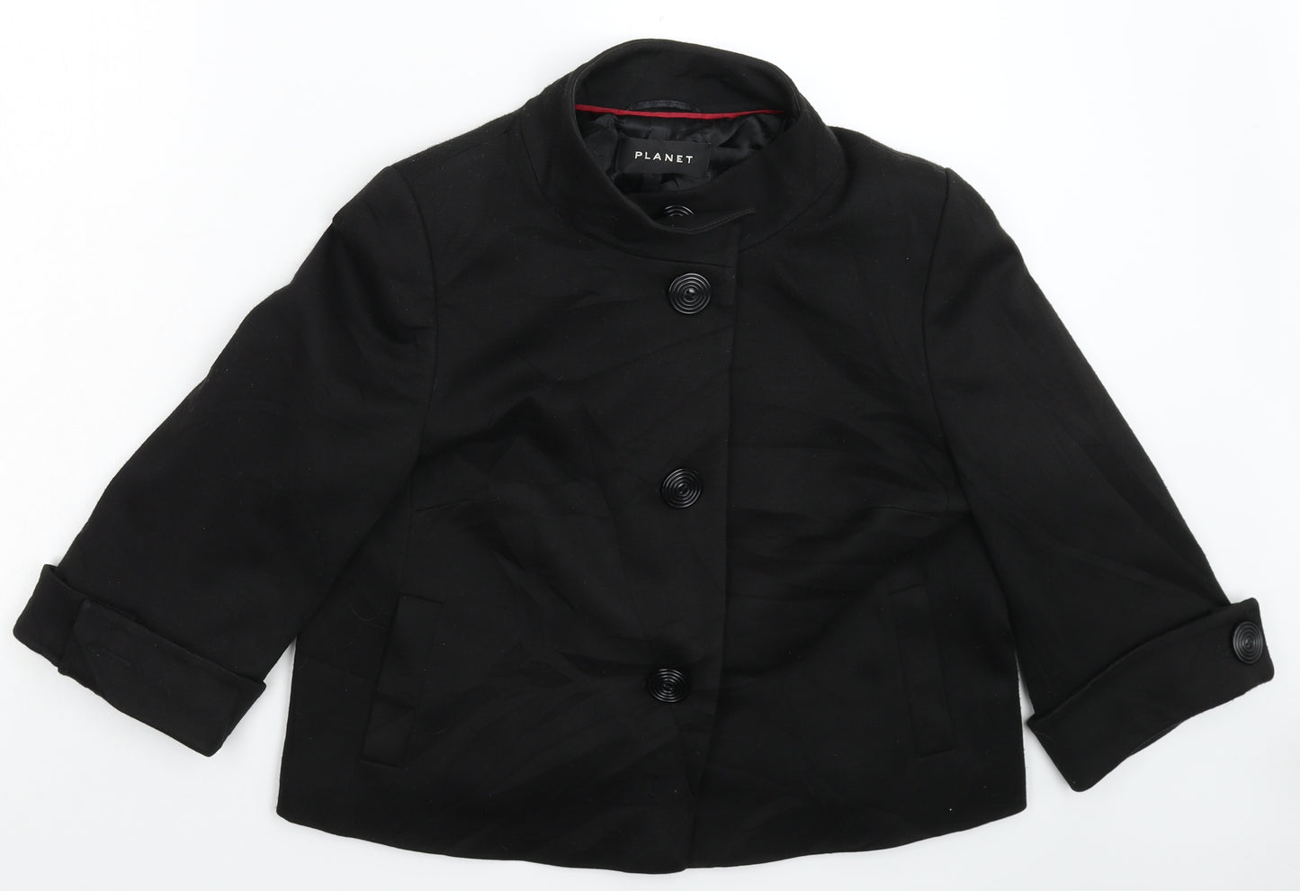 Planet Womens Black   Jacket Blazer Size 14