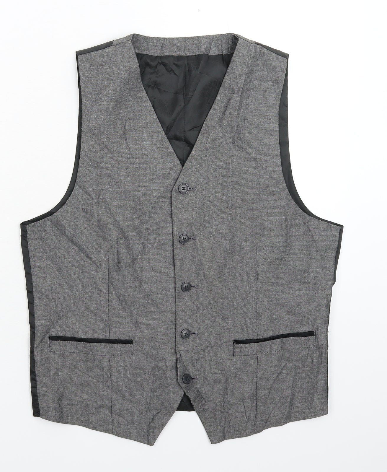 New Look Mens Grey   Jacket Suit Waistcoat Size 38