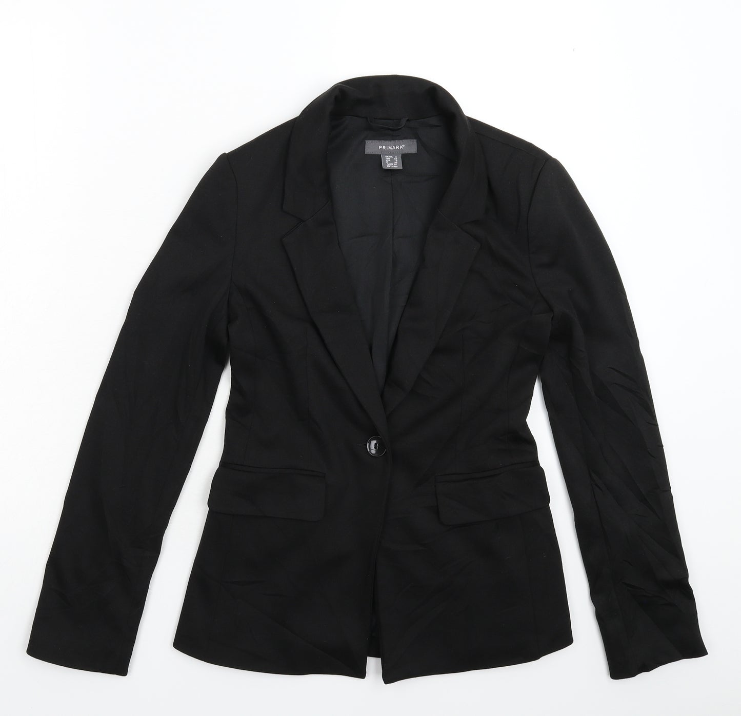 Primark Womens Black   Jacket Suit Jacket Size 4