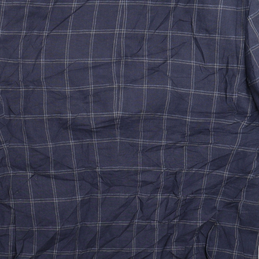 Marks and Spencer Mens Blue Check  Jacket Suit Jacket Size 44
