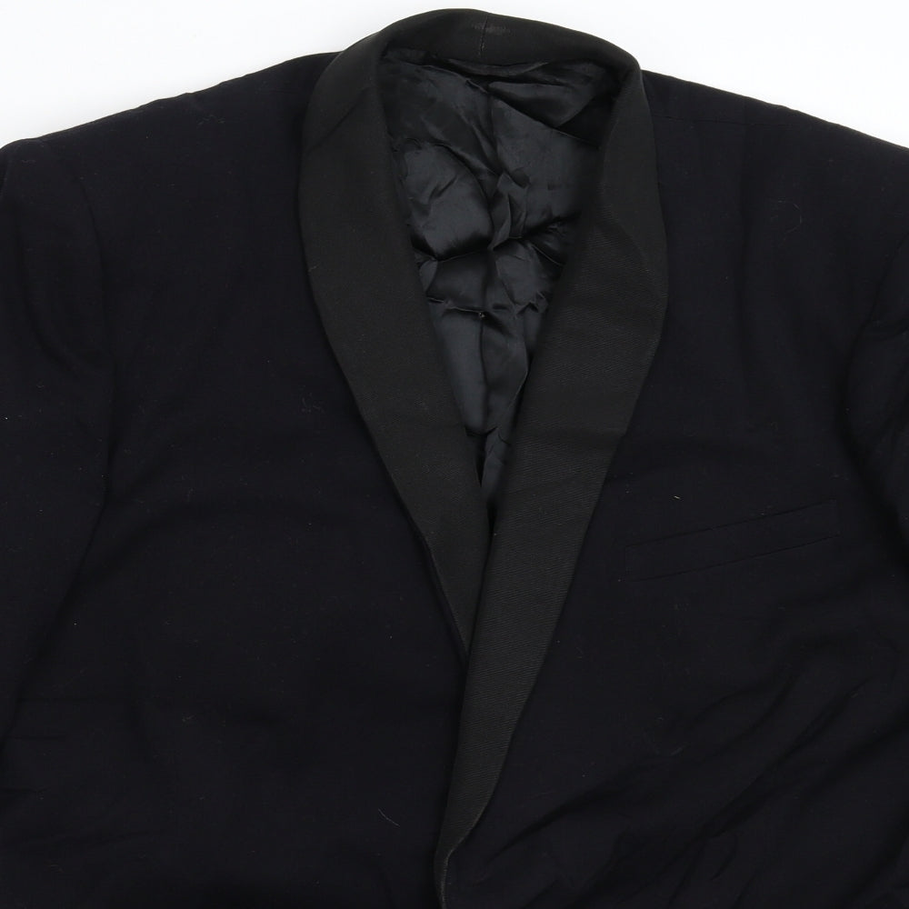 Burton Mens Black   Jacket Suit Jacket Size 38  - Dinner