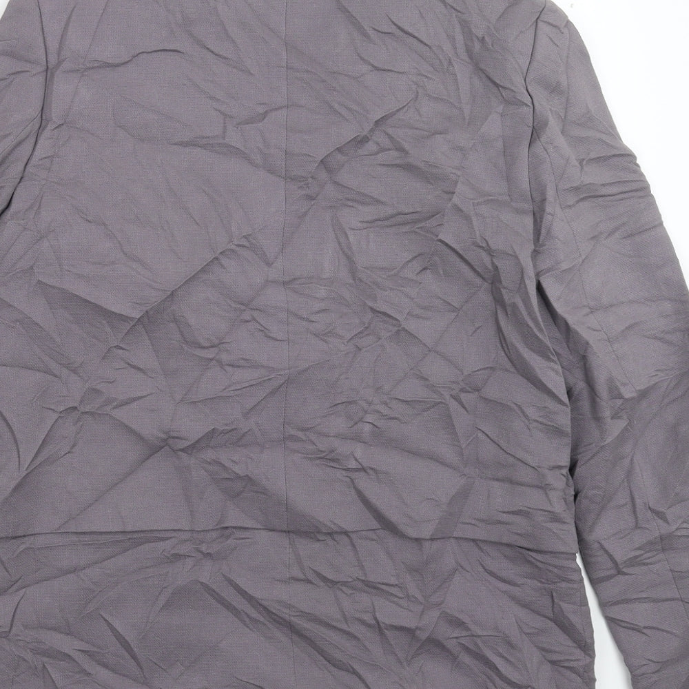 Jaeger Womens Grey   Jacket Blazer Size 10