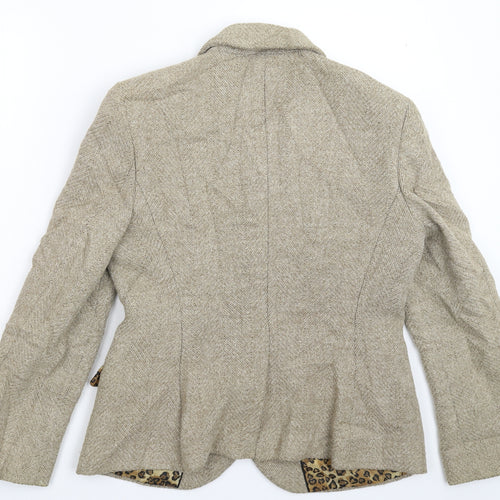 Per Una Womens Beige   Jacket Blazer Size 14