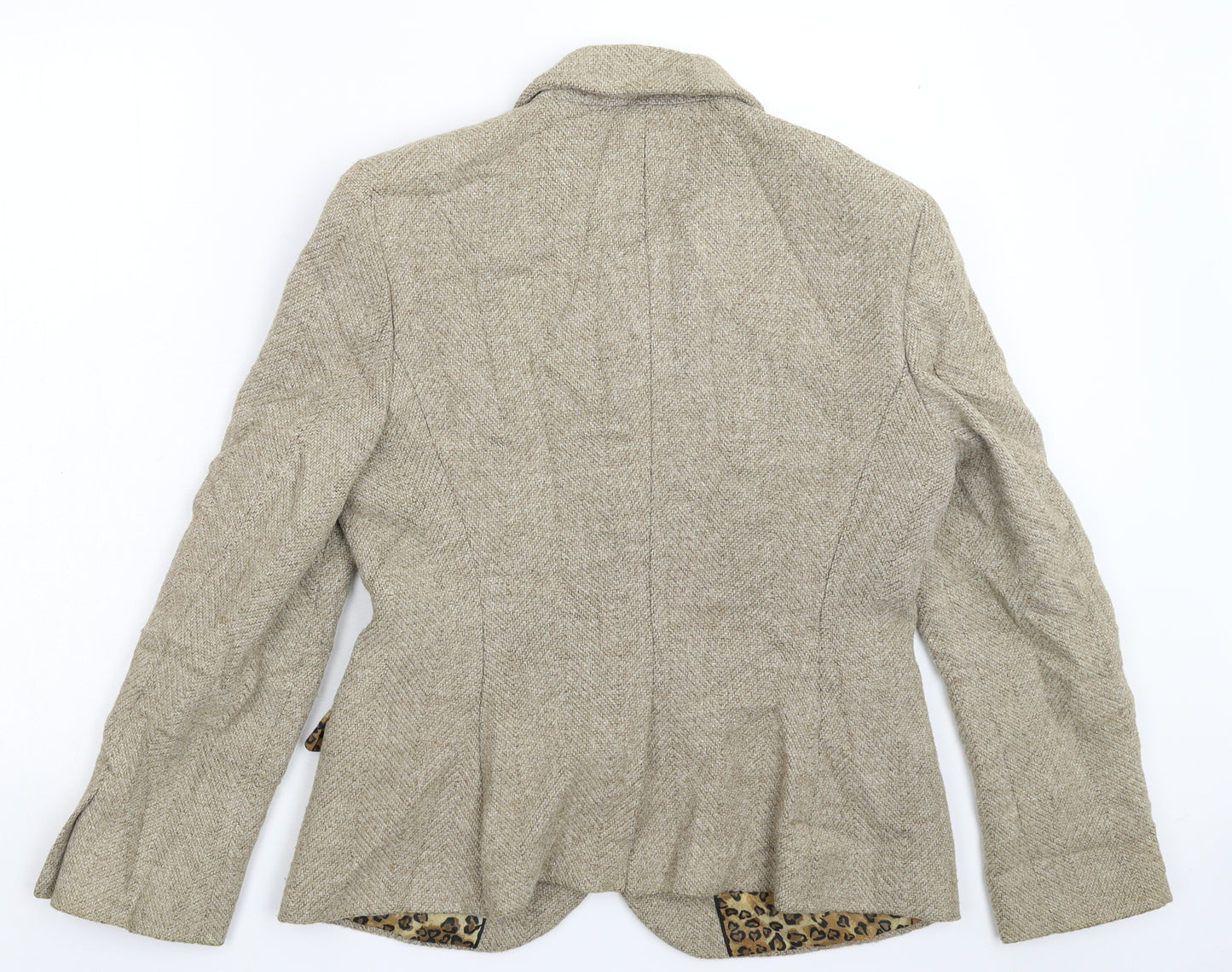 Per Una Womens Beige   Jacket Blazer Size 14