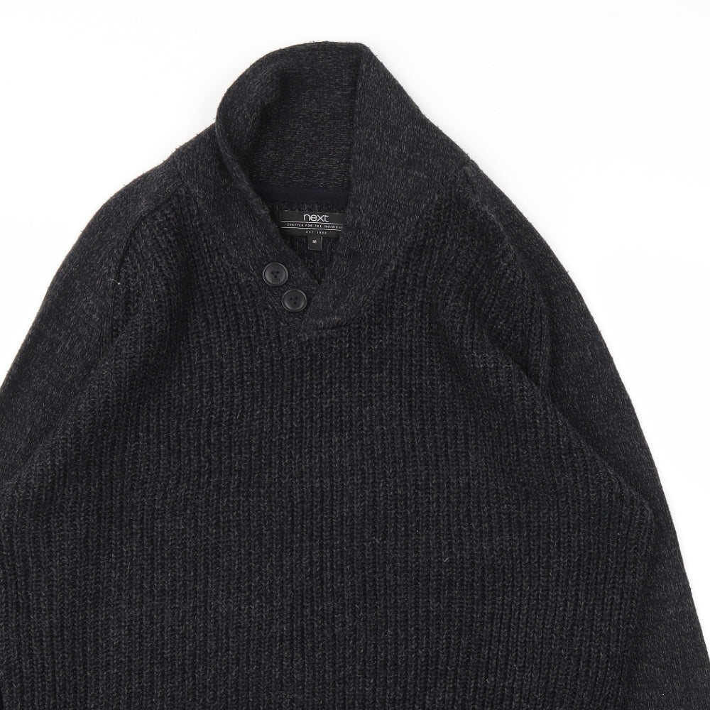NEXT Mens Black   Pullover Jumper Size M