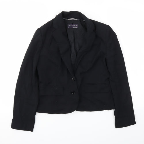 M&S Womens Black   Jacket Blazer Size 10