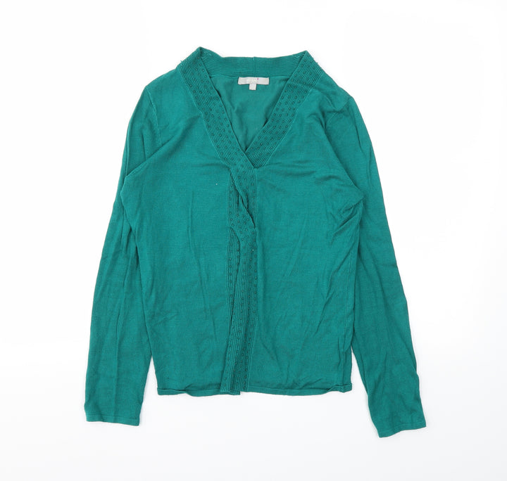 PER UNA  Womens Green   Pullover Jumper Size 10