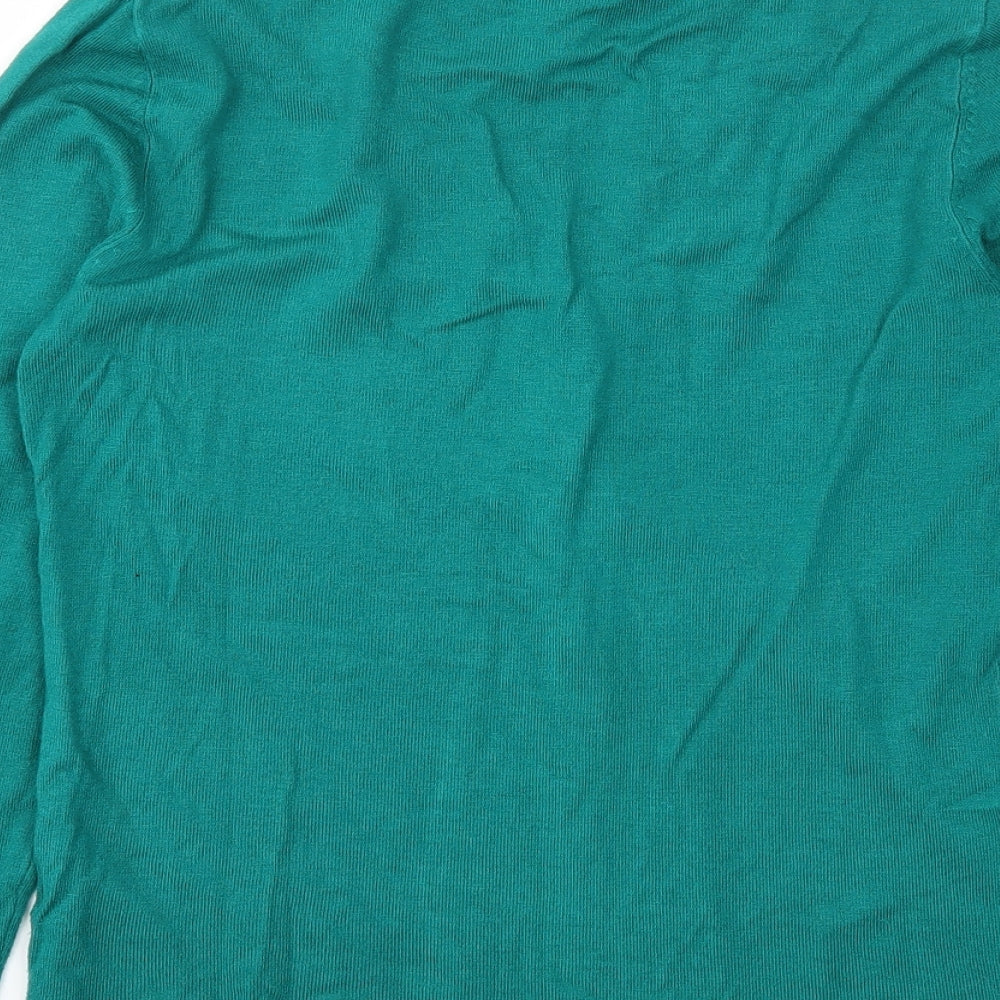 PER UNA  Womens Green   Pullover Jumper Size 10