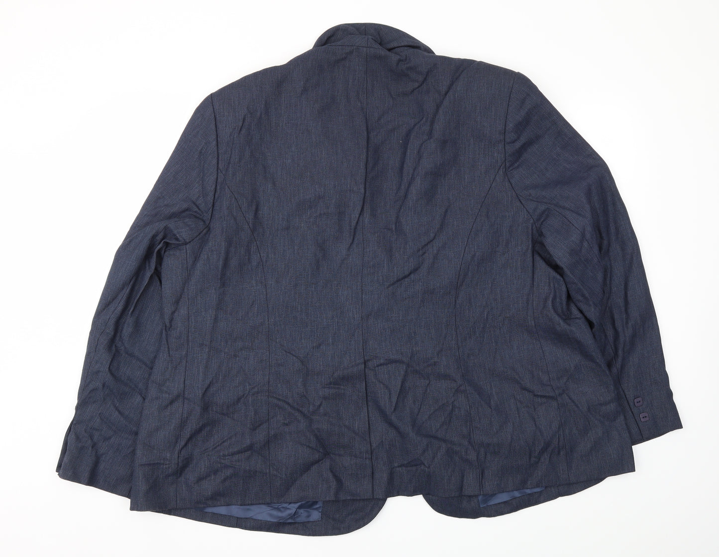 Ann Harvey Womens Blue   Jacket Blazer Size 26