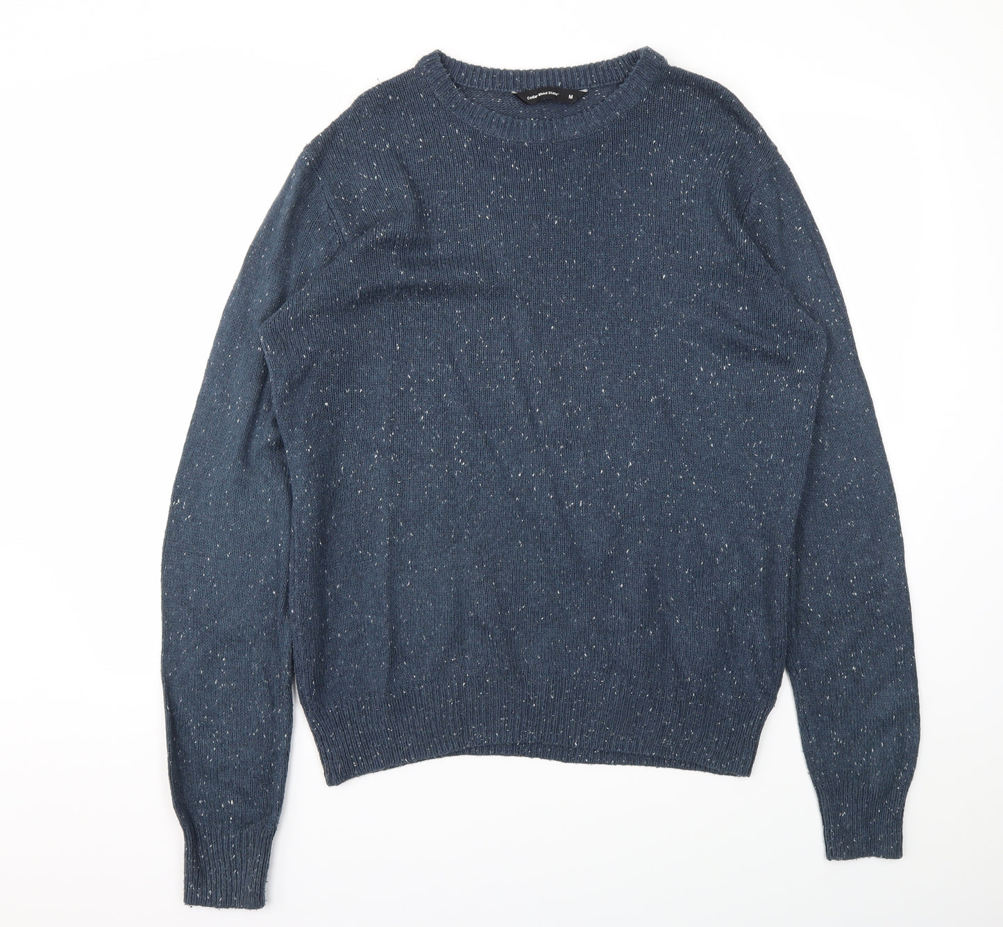 Cedar Wood State Mens Blue   Pullover Sweatshirt Size M