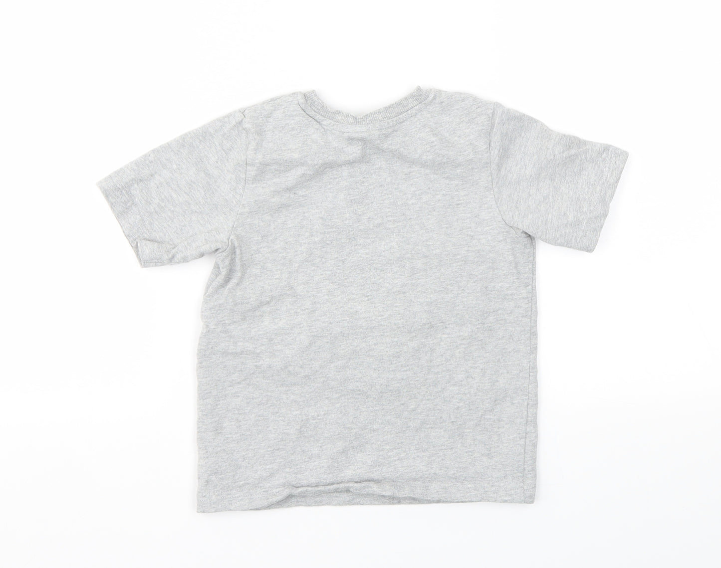 TU Boys Grey Animal Print  Basic T-Shirt Size 4-5 Years